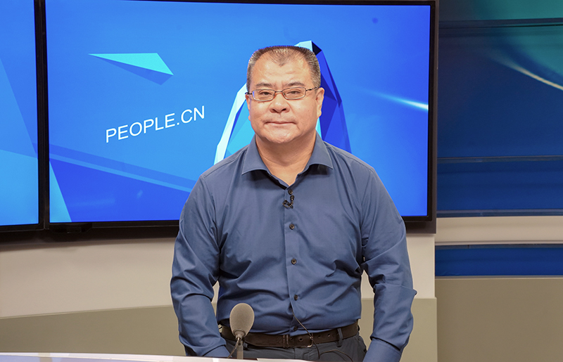 中國東方演藝集團黨委書記、董事長景小勇接受人民網(wǎng)專訪。