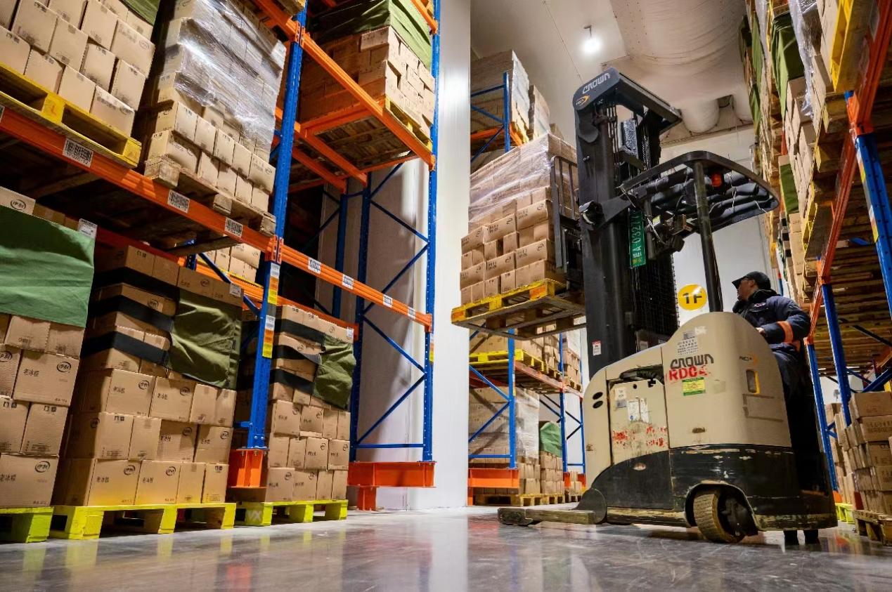 萬緯冷鏈南寧園區(qū)。 人民網(wǎng) 嚴(yán)立政攝